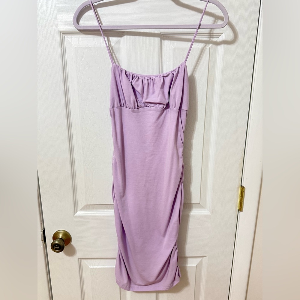 Lavender Spaghetti Strap Dress